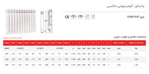 کاتالوگ رادیاتور آلومینیومی ماکسی