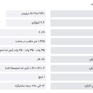 مشخصات پمپ سیرکولاتور گراندفوس UPS 25-40 180